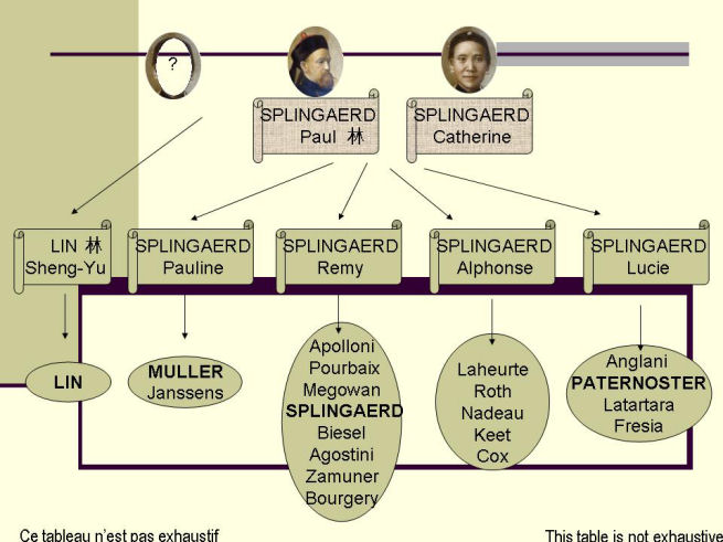 Paul family tree shortlist